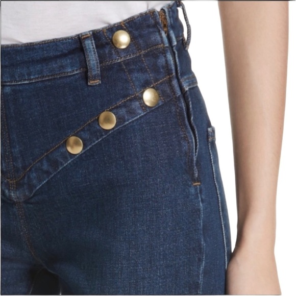 Frame Denim Dark Blue Ankle Jeans - Picture 2 of 10